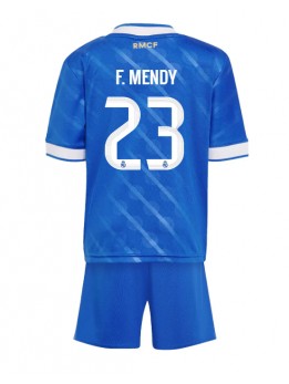 Billige Real Madrid Ferland Mendy #23 Tredjedraktsett Barn 2025-26 Kortermet (+ Korte bukser)